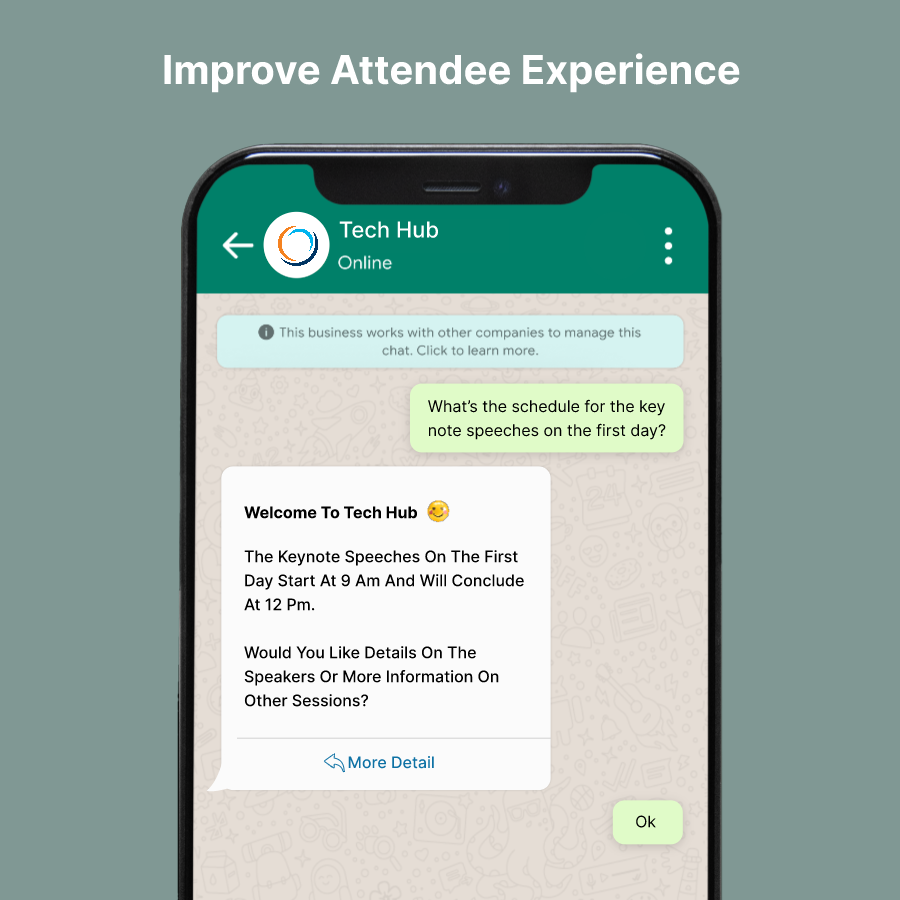 improve attendee experience